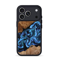iPhone 17 Pro Wood Phone Case - Maximus (Blue, 801413)