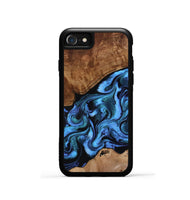 iPhone SE Wood Phone Case - Maximus (Blue, 801413)