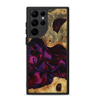 Galaxy S22 Ultra Wood Phone Case - Jayden (Red, 801421)