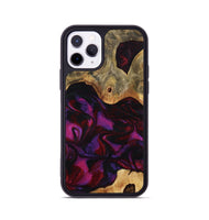 iPhone 11 Pro Wood Phone Case - Jayden (Red, 801421)