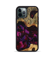 iPhone 12 Pro Wood Phone Case - Jayden (Red, 801421)