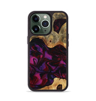 iPhone 13 Pro Wood Phone Case - Jayden (Red, 801421)