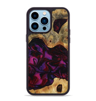 iPhone 14 Pro Max Wood Phone Case - Jayden (Red, 801421)