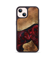 iPhone 14 Wood Phone Case - Donny (Red, 801422)