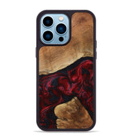 iPhone 14 Pro Max Wood Phone Case - Donny (Red, 801422)