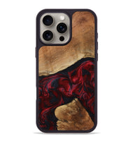 iPhone 16 Pro Max Wood Phone Case - Donny (Red, 801422)