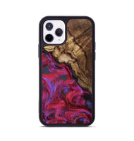 iPhone 11 Pro Wood Phone Case - Debbi (Red, 801426)