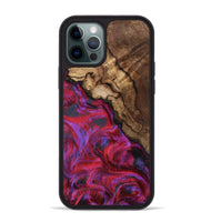iPhone 12 Pro Max Wood Phone Case - Debbi (Red, 801426)
