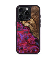 iPhone 16 Pro Wood Phone Case - Debbi (Red, 801426)