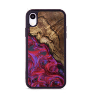 iPhone Xr Wood Phone Case - Debbi (Red, 801426)