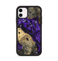 iPhone 11 Wood Phone Case - Tammie (Purple, 801451)