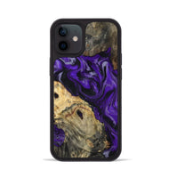 iPhone 12 Wood Phone Case - Tammie (Purple, 801451)