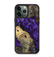 iPhone 13 Pro Max Wood Phone Case - Tammie (Purple, 801451)