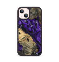 iPhone 14 Wood Phone Case - Tammie (Purple, 801451)