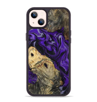 iPhone 14 Plus Wood Phone Case - Tammie (Purple, 801451)
