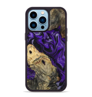 iPhone 14 Pro Max Wood Phone Case - Tammie (Purple, 801451)