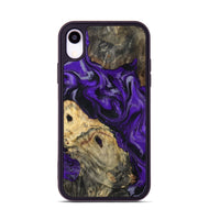 iPhone Xr Wood Phone Case - Tammie (Purple, 801451)