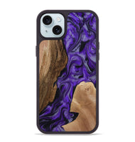 iPhone 15 Plus Wood Phone Case - Rupert (Purple, 801453)
