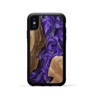 iPhone Xs Wood Phone Case - Rupert (Purple, 801453)