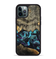 iPhone 12 Pro Max Wood Phone Case - Deena (Purple, 801454)