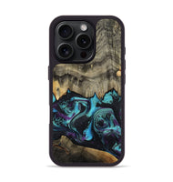 iPhone 16 Pro Wood Phone Case - Deena (Purple, 801454)