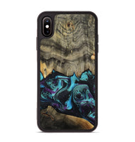 iPhone Xs Max Wood Phone Case - Deena (Purple, 801454)