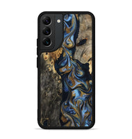 Galaxy S22 Plus Wood Phone Case - Jarrod (Teal & Gold, 801465)