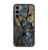 Galaxy S23 Plus Wood Phone Case - Jarrod (Teal & Gold, 801465)