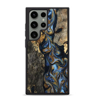 Galaxy S24 Ultra Wood Phone Case - Jarrod (Teal & Gold, 801465)