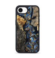 iPhone 16e Wood Phone Case - Jarrod (Teal & Gold, 801465)
