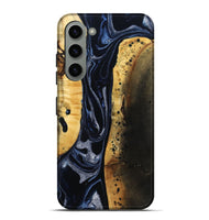 Galaxy S23 Plus Wood Live Edge Phone Case - Velda (Black & White, 801467)