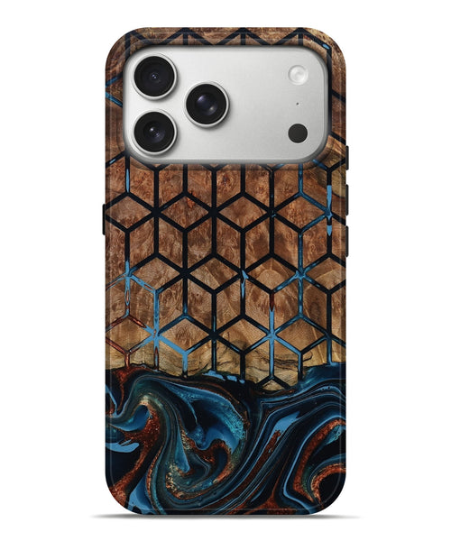 iPhone 17 Pro Max Wood Live Edge Phone Case - Zelda (Pattern, 801471)