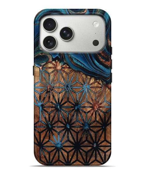 iPhone 17 Pro Max Wood Live Edge Phone Case - Benicio (Pattern, 801472)