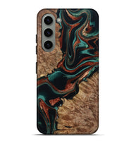 Galaxy S23 Plus Wood Live Edge Phone Case - Liza (Green, 801478)