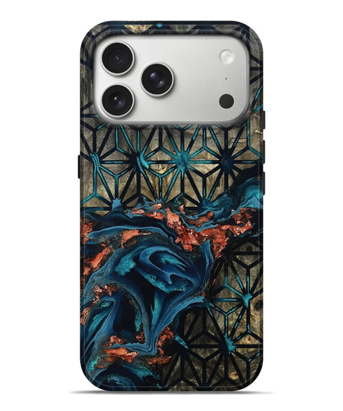 iPhone 17 Pro Max Wood Live Edge Phone Case - Meadow (Pattern, 801485)