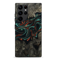 Galaxy S22 Ultra Wood Live Edge Phone Case - Maya (Green, 801492)