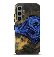 Galaxy S24 Plus Wood Live Edge Phone Case - Saige (Blue, 801496)