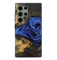 Galaxy S24 Ultra Wood Live Edge Phone Case - Saige (Blue, 801496)