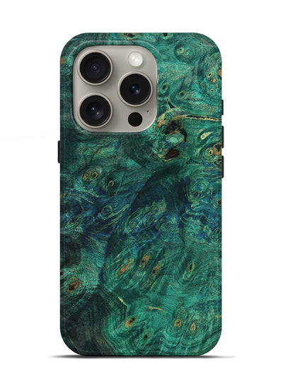 iPhone 16 Pro Wood Live Edge Phone Case - Jaiden (Double Dyed, 801497)