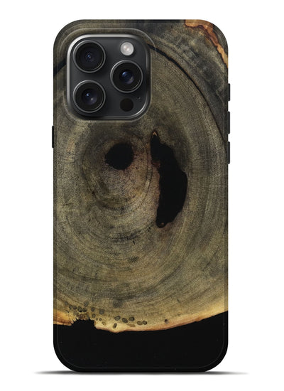 iPhone 16 Pro Max Wood Live Edge Phone Case - Buffy (Wood Burl, 801498)