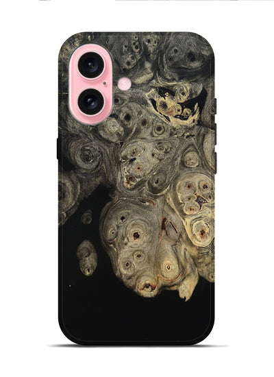 iPhone 16 Wood Live Edge Phone Case - Julien (Wood Burl, 801500)