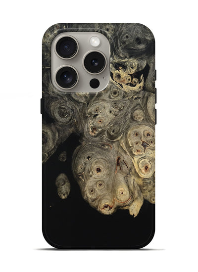 iPhone 16 Pro Wood Live Edge Phone Case - Julien (Wood Burl, 801500)