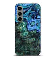 Galaxy S24 Plus Wood Live Edge Phone Case - Keshia (Blue, 801507)