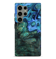 Galaxy S24 Ultra Wood Live Edge Phone Case - Keshia (Blue, 801507)