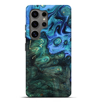 Galaxy S25 Ultra Wood Live Edge Phone Case - Keshia (Blue, 801507)