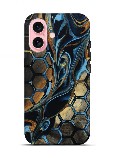 iPhone 16 Wood Live Edge Phone Case - Marilee (Pattern, 801509)