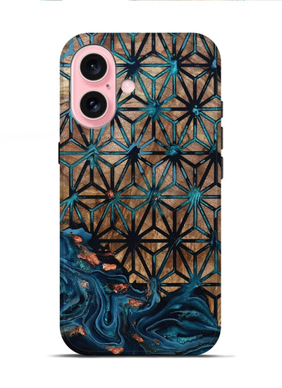 iPhone 16 Wood Live Edge Phone Case - Neil (Pattern, 801515)