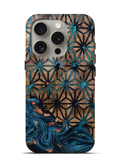 iPhone 16 Pro Wood Live Edge Phone Case - Neil (Pattern, 801515)