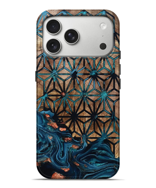 iPhone 17 Pro Max Wood Live Edge Phone Case - Neil (Pattern, 801515)