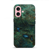 iPhone 16 Wood Live Edge Phone Case - Dorene (Wood Burl, 801518)